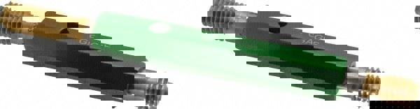 Plug Thread Gage: 3/8-16 Thread, 2B Class, Double End, Go & No Go